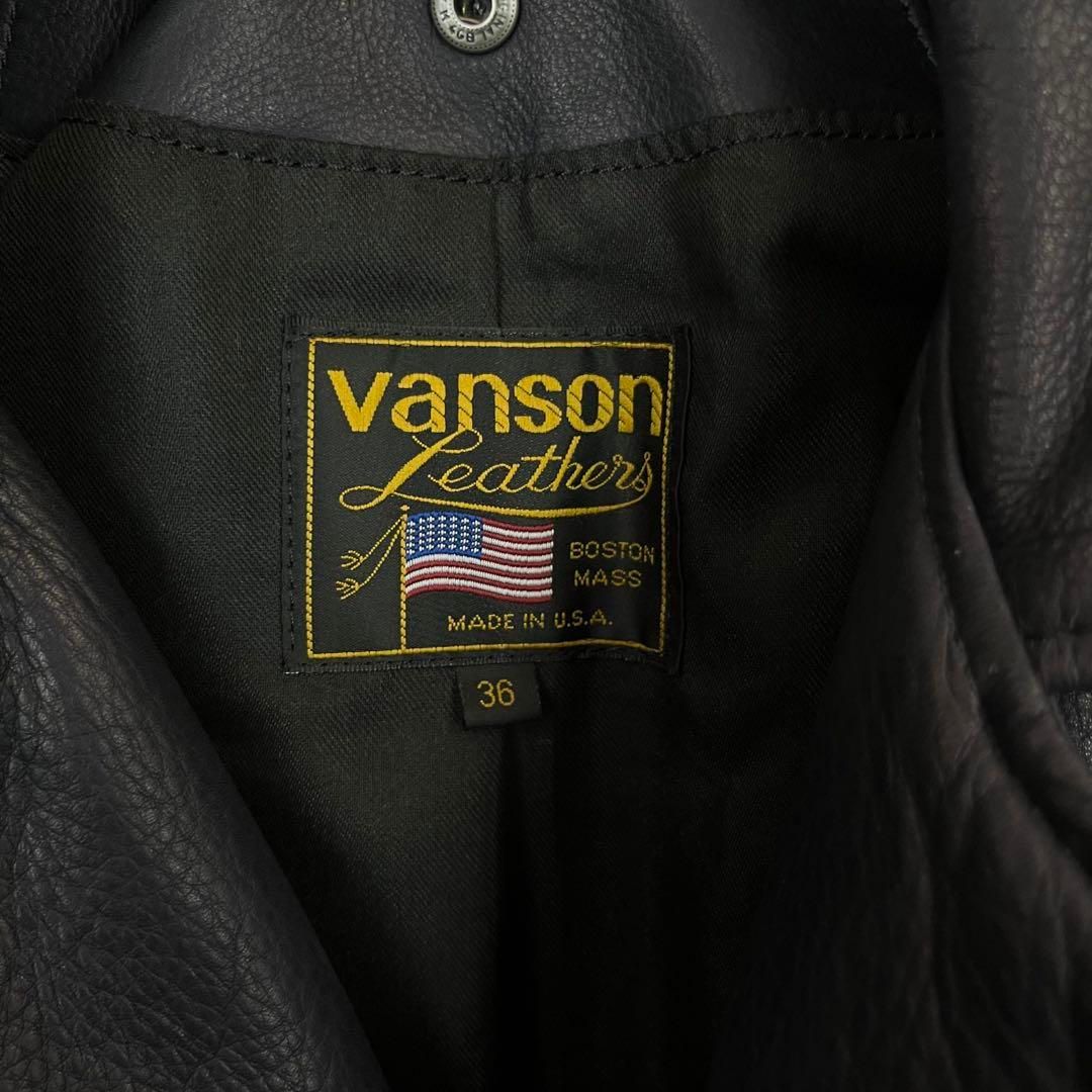 新品】Vanson バンソン ダブル ライダース レザージャケット 36 - メルカリ