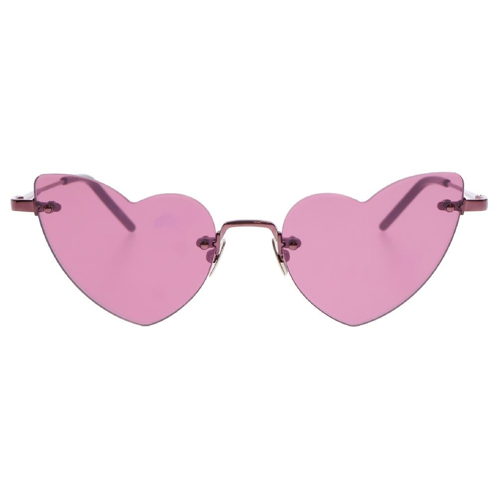 美品 CHANEL リムレス サングラス 4017-D ラインストーン ピンク 小物