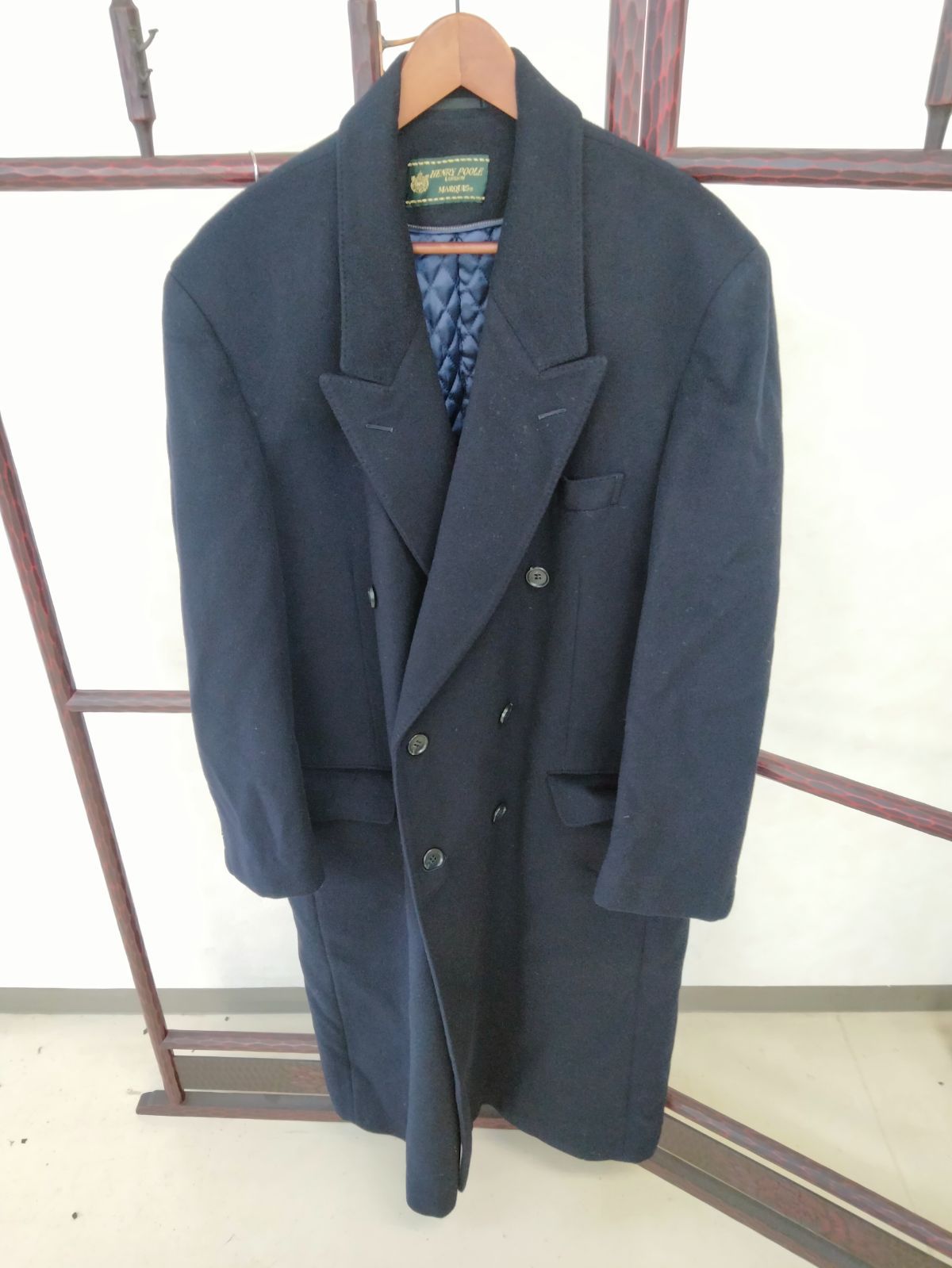 きたちゃん　HENRY POOLE ヘンリープール チェスターコート きたちゃん様専用 HENRY POOLE ヘンリープール チェスターコート