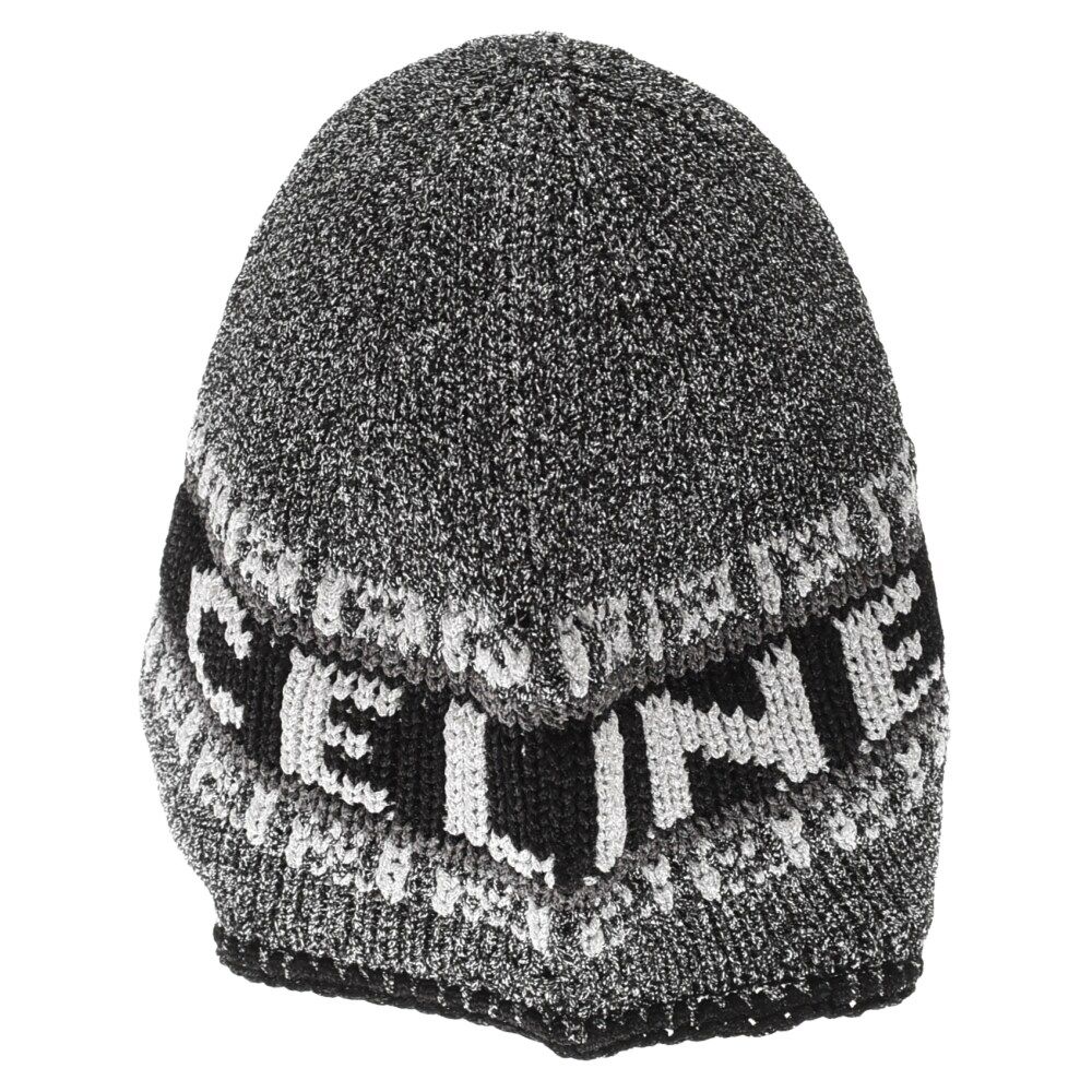 新品　希少　セリーヌ　ニット帽　ペルヴィアン イヤーフラップ ラメニットキャップ CELINE (セリーヌ) 22AW ペルヴィアン イヤーフラップ