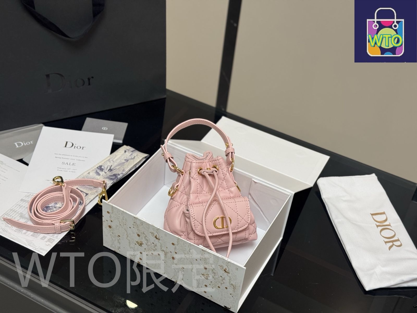 【2色展開♡】Dior★Dior Caro バケットバッグ スモール DIOR | Dior Caro バケットバッグ スモール マクロカナージュ