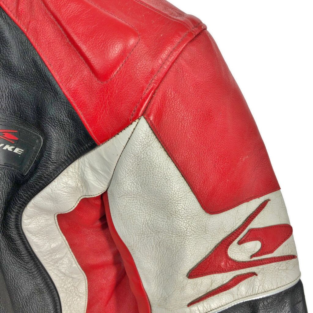 SPYKE レーシングジャケット レザージャケット レッド (メンズ 50  