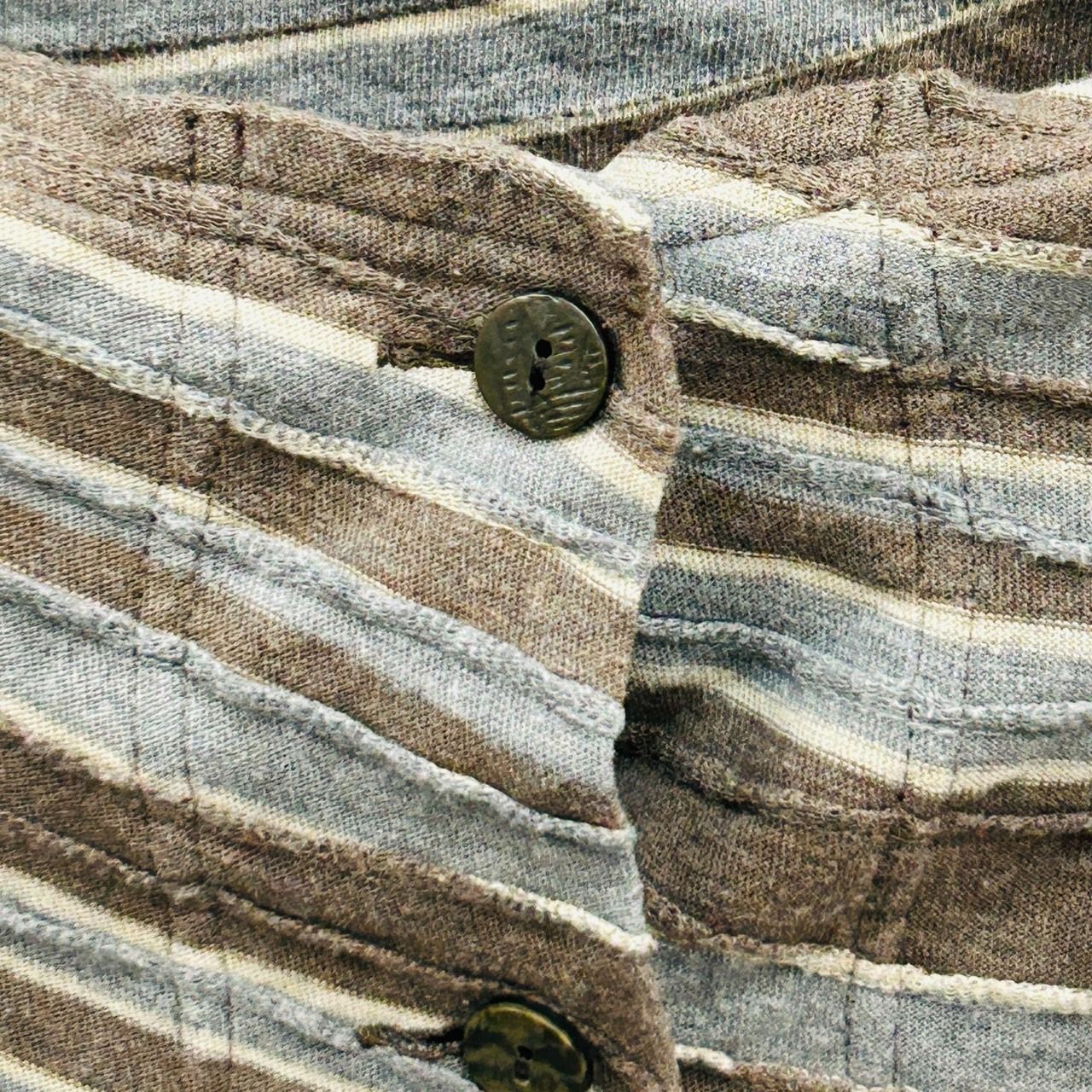 慈雨【40】グレー カーディガン トップス 日本製 半袖 センソユニコ