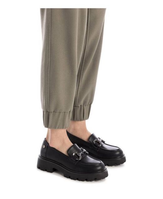 送料無料 キシタイ レディース パンプス シューズ Women s Casual Moccasins By XTI Black