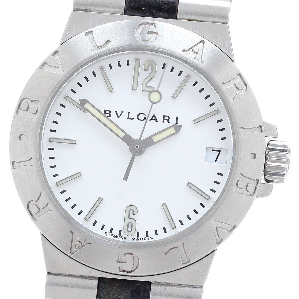 ブルガリ BVLGARI LCV29S ディアゴノ スポーツ デイト クォーツ  