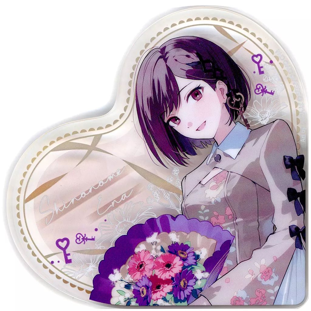 アクリルスタンド・アクリルパネル 東雲絵名 ハート型アクリルブロック