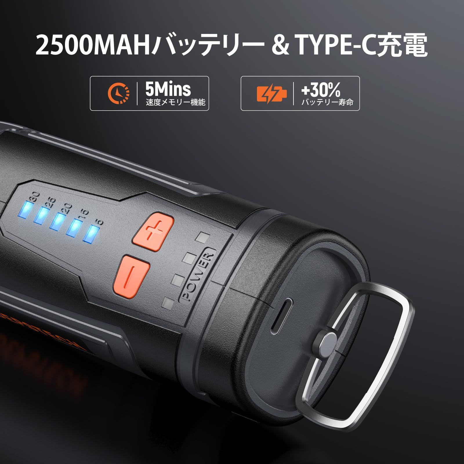 3RPM高速回転 5段変速
