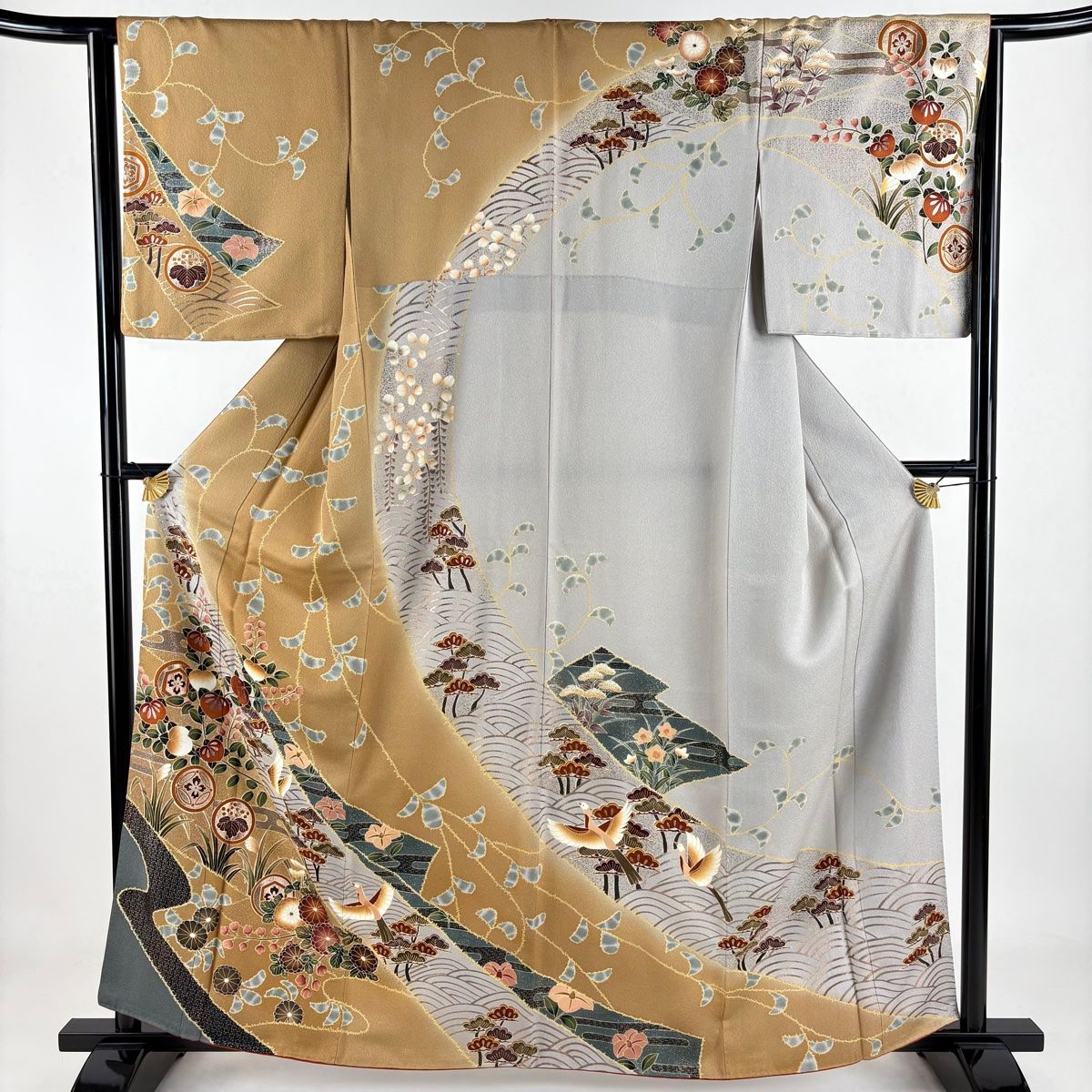 訪問着 身丈160cm 裄丈64cm 正絹 美品 名品 【中古】 訪問着 身丈160cm 裄丈64cm 正絹 名品 【中古】の通販 by バイセル