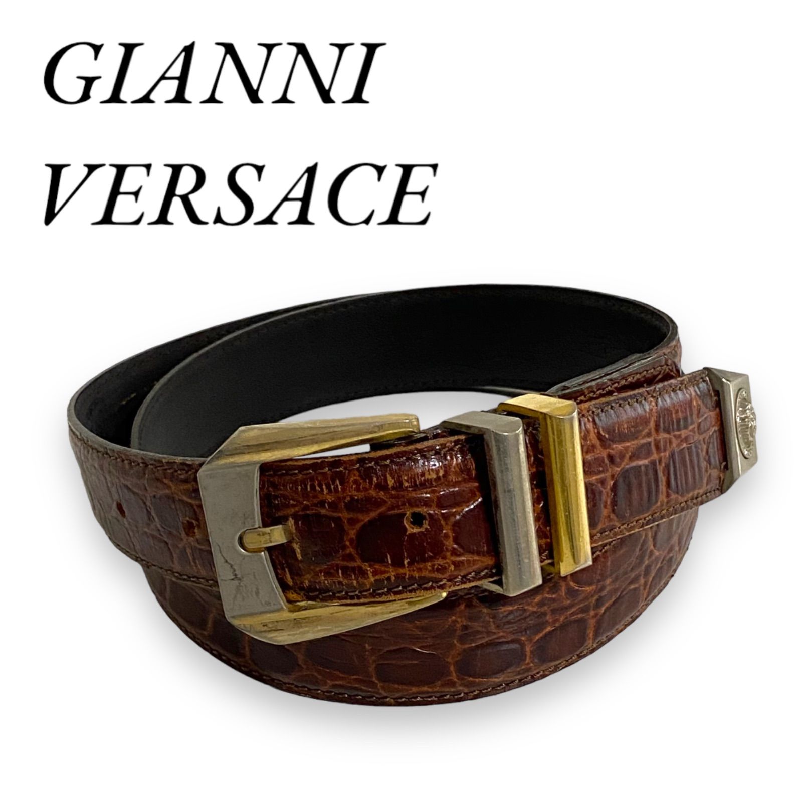 GIANNI VERSACE ジャンニヴェルサーチ メデューサ レザーベルト