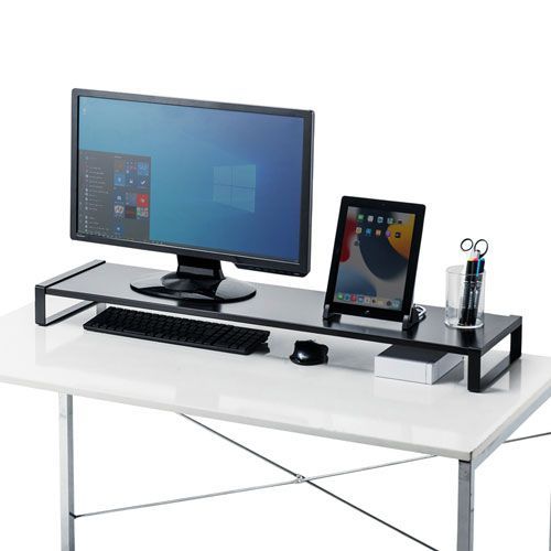 サンワサプライ スチール製机上ラック W1000 MR-LC209BKN WWW_OLIVIERBERNSTEIN_COM