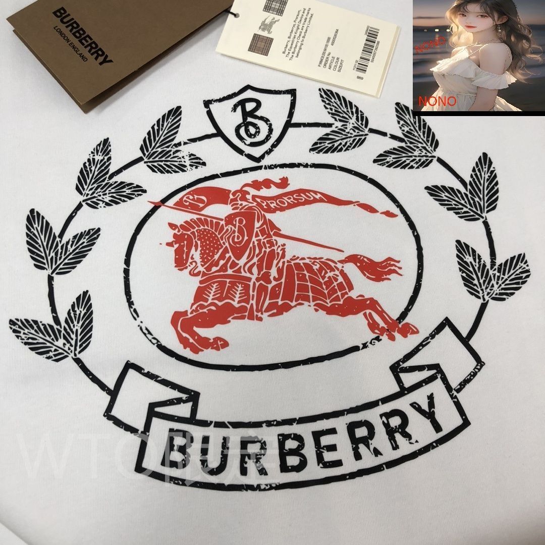 BURBERRY 騎士ロゴ入りフーディ BURBERRY 騎士ロゴ入りフーディ 2024秋冬ファッション