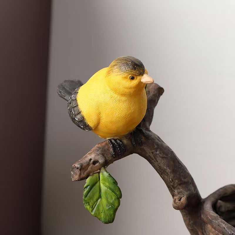 オブジェ 置物 ガーデンオーナメント 小鳥と鳥の巣 ガーデニング 庭 装飾 樹脂 インテリア 可愛い 室内 屋内 インテリア雑貨 玄関 リビング ダイニング インテリア小物 癒しグッズ 庭装飾 ギフト プレゼント