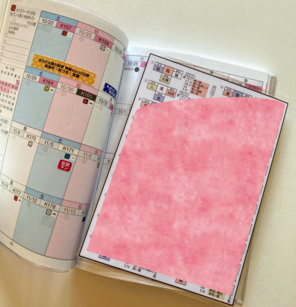 マヤ暦☆セッション早見表☆ミラクルダイアリーサイズ☆関係性