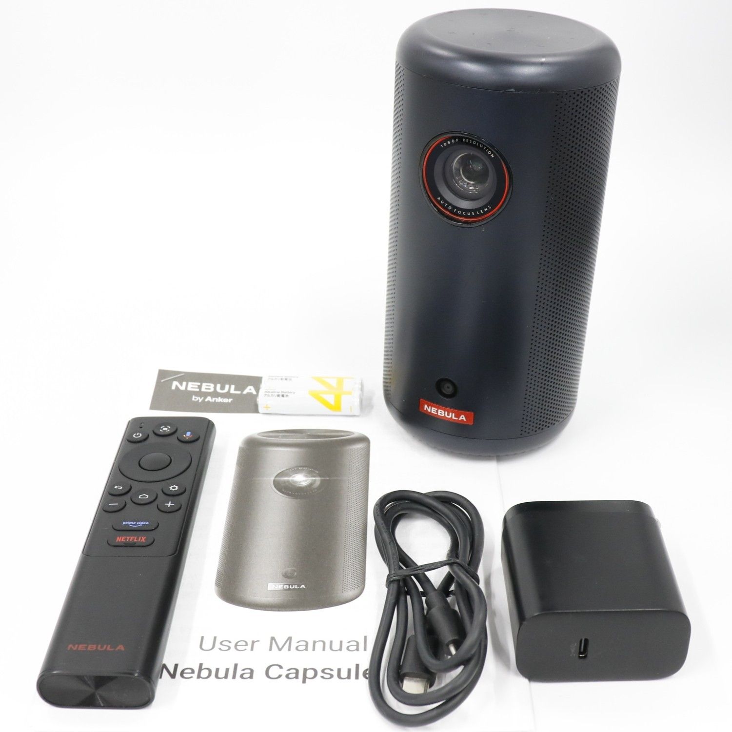 中古 Anker Nebula Capsule 3 モバイルプロジェクター d2425n11