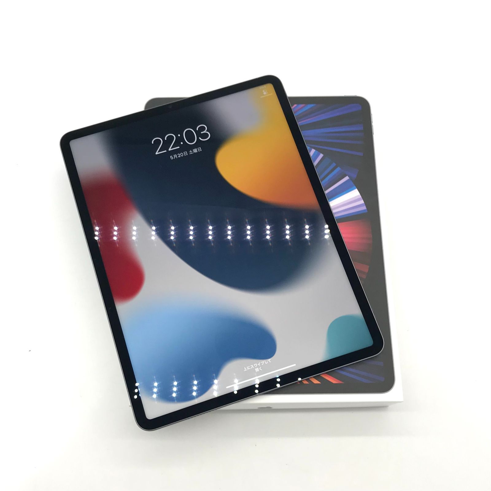 ▽Apple iPad Pro 12.9インチ 第5世代 Wi-Fiモデル 128GB スペースグレイ MHNF3J/A 付属品あり  S95060244539