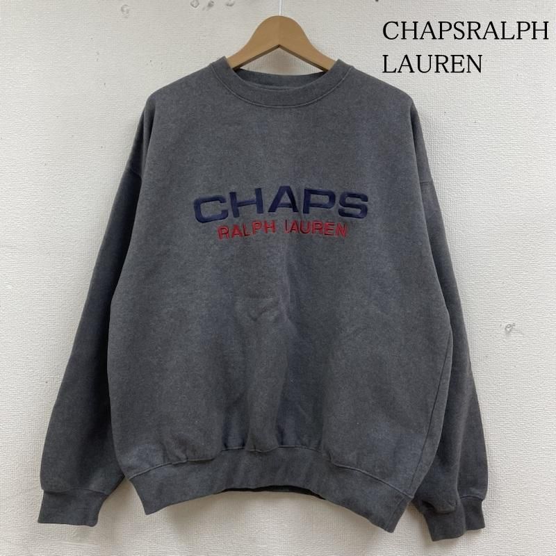 CHAPSRALPHLAUREN チャップスラルフローレン トレーナー 長袖 90s スウェットシャツ トレーナー 長袖 ビッグロゴ 刺繍 ヴィンテージ