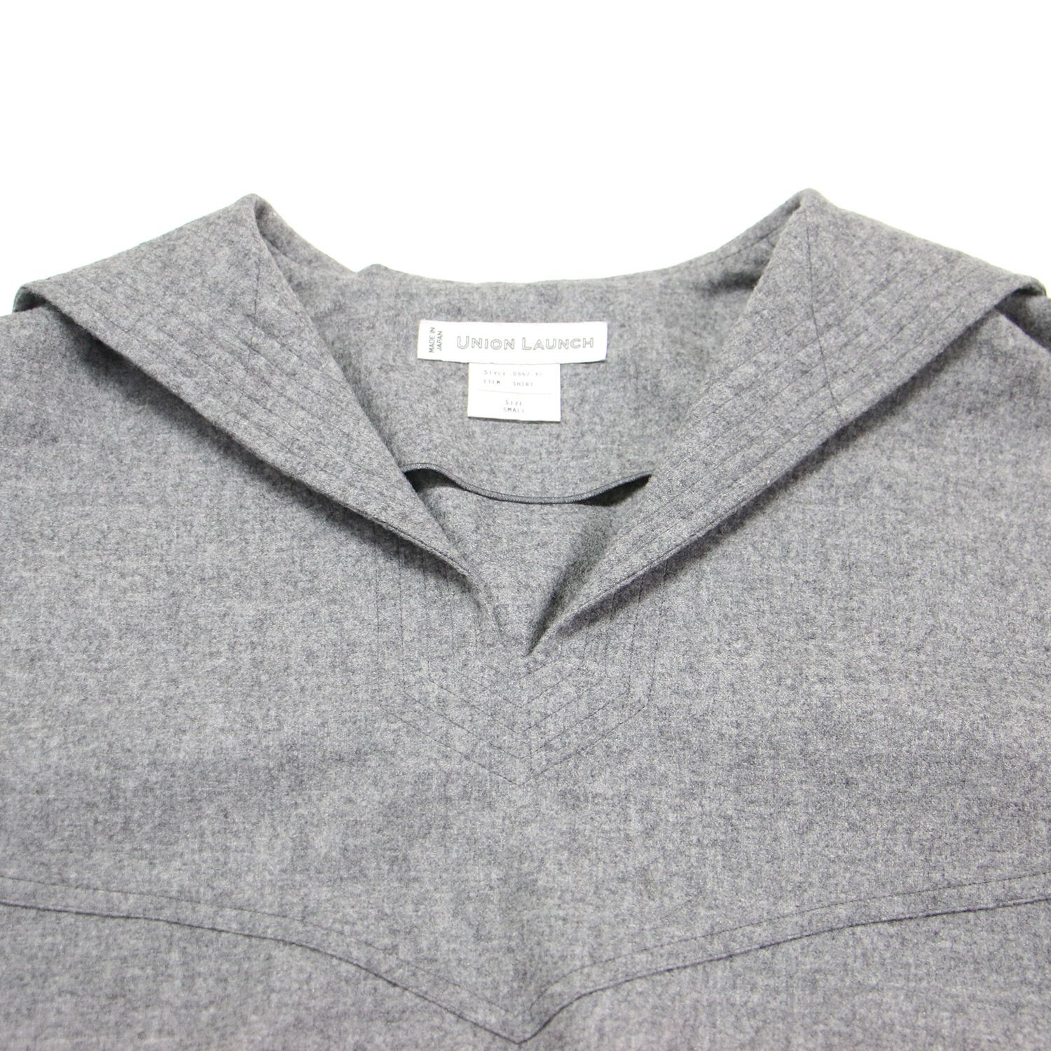 美品】UNION LAUNCH ユニオンランチ シャツ グレー サイズ:SMALL