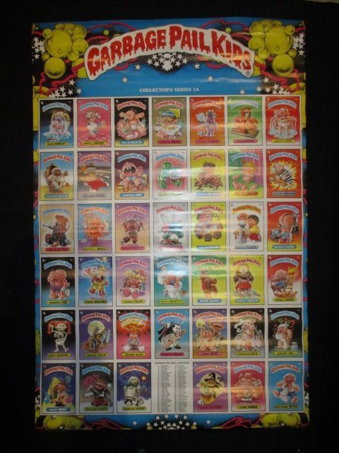 1986年GARBAGE PAIL KIDSガベッジペイルキッズぶきみくんポスターシリーズ１Aフィギュア人形