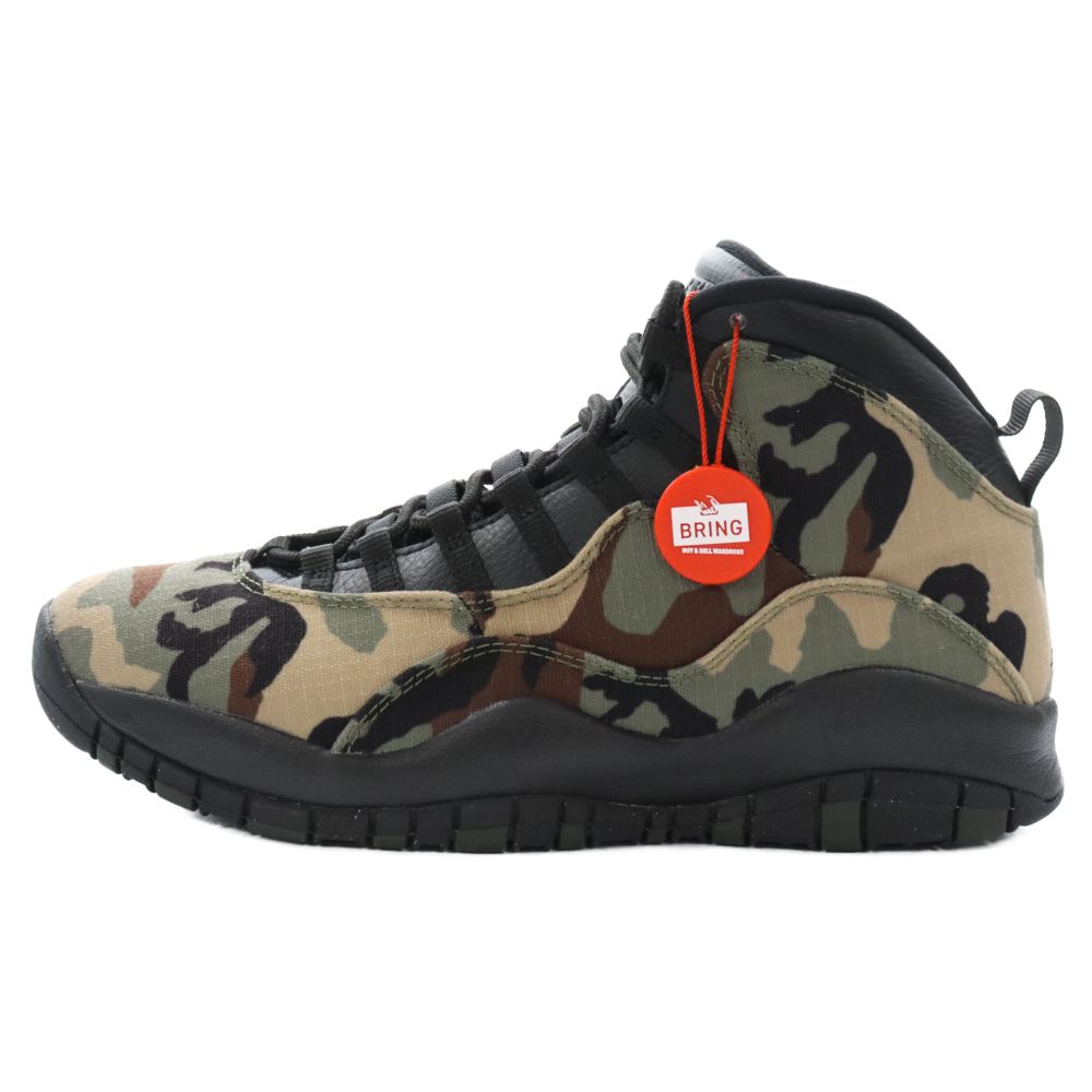 NIKE AIR JORDAN 10 WOODLAMD CAMO 