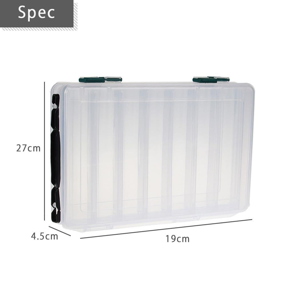 AZNABLE ルアーボックス フックケース 両面タックルボックス 釣り