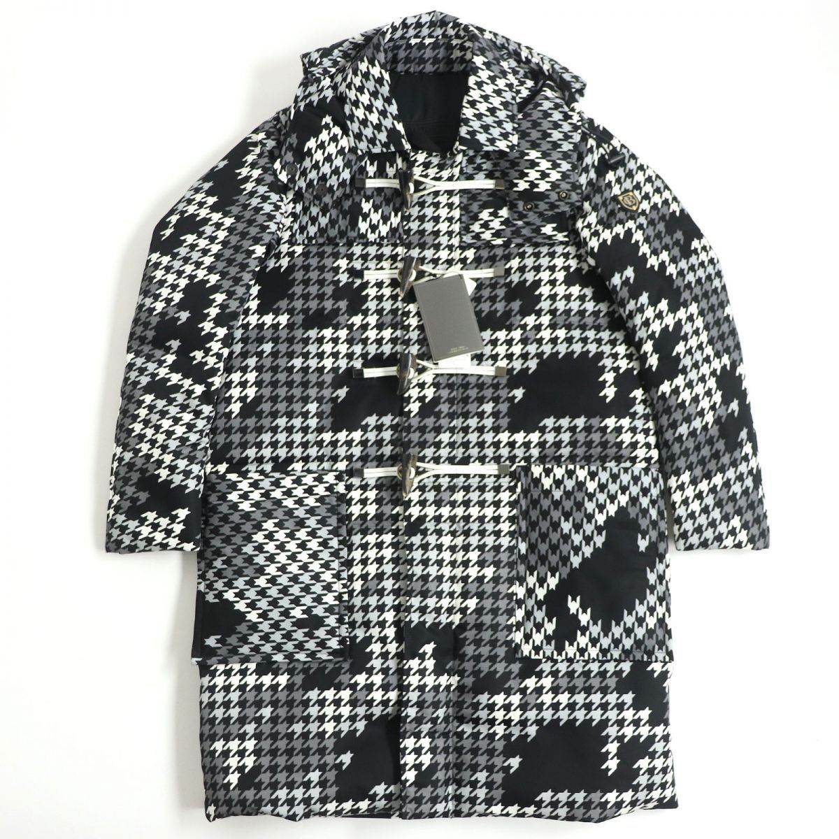 未使用品△正規品 ブラックレーベルクレストブリッジ 千鳥格子柄 革紐 