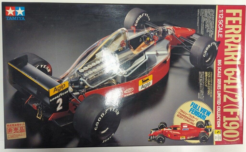 タミヤ 1/12ビッグスケール フルビュー フェラーリ 641/2(F190 タミヤ 1/12ビッグスケール フルビュー フェラーリ 641/2(F190
