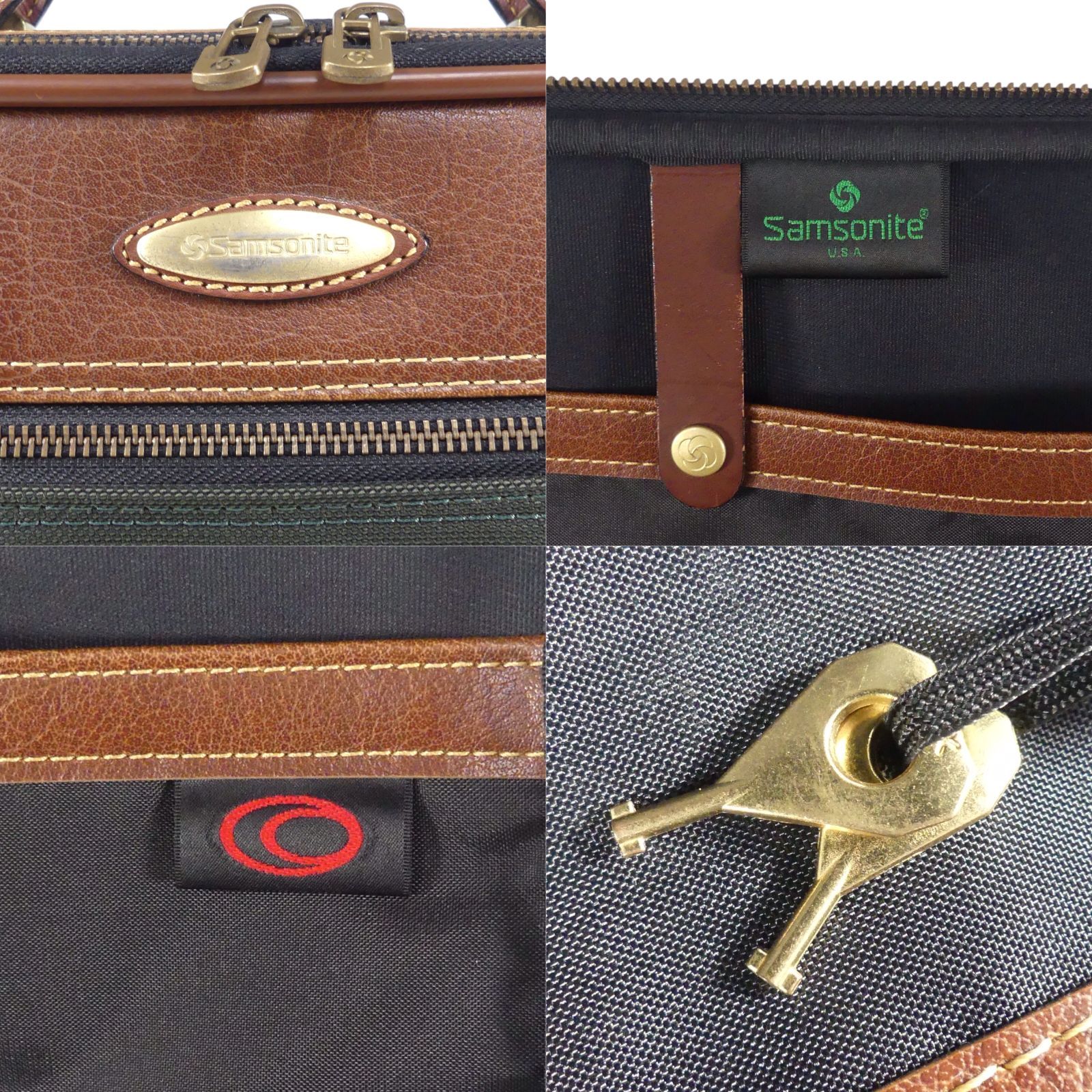 Samsonite サムソナイト ビジネスバッグ 2way 本革 ショルダーバッグ 