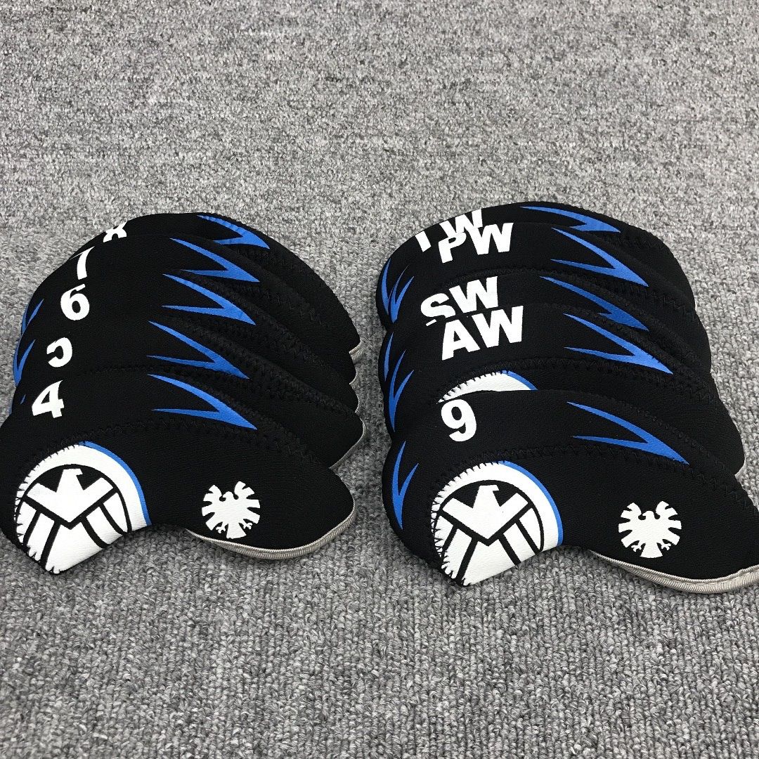 Thumbnail of Price reduced! Golf club covers, iron covers, set of 10, blue