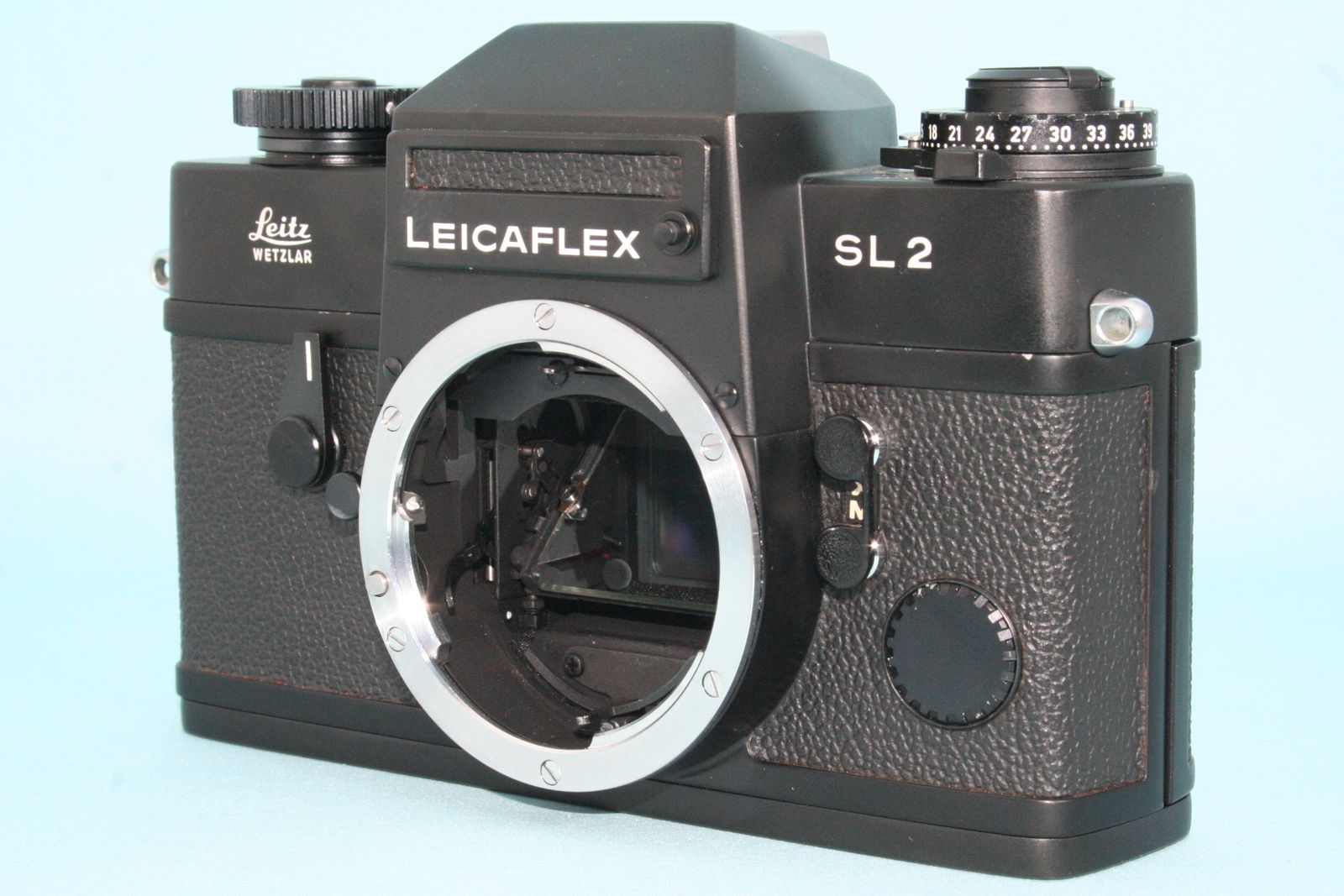 完動美品 LEICA ライカ LEICSFLEX SL2 ブラック 一眼レフフィルム