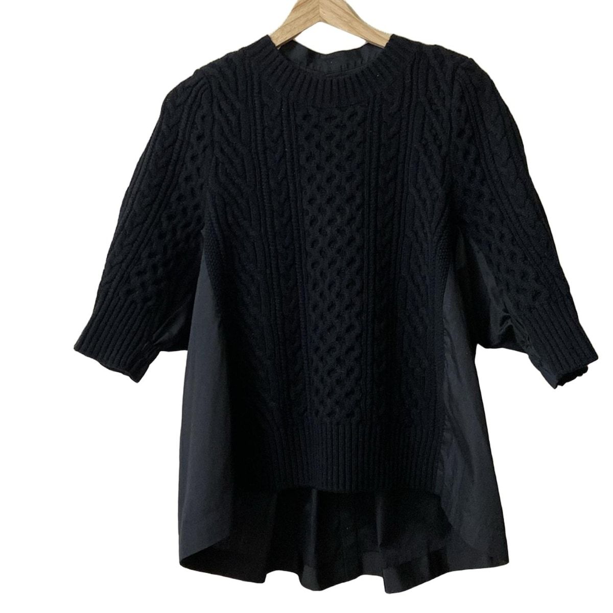 Sacai(サカイ) 七分袖セーター サイズ2 M レディース - SCW-108