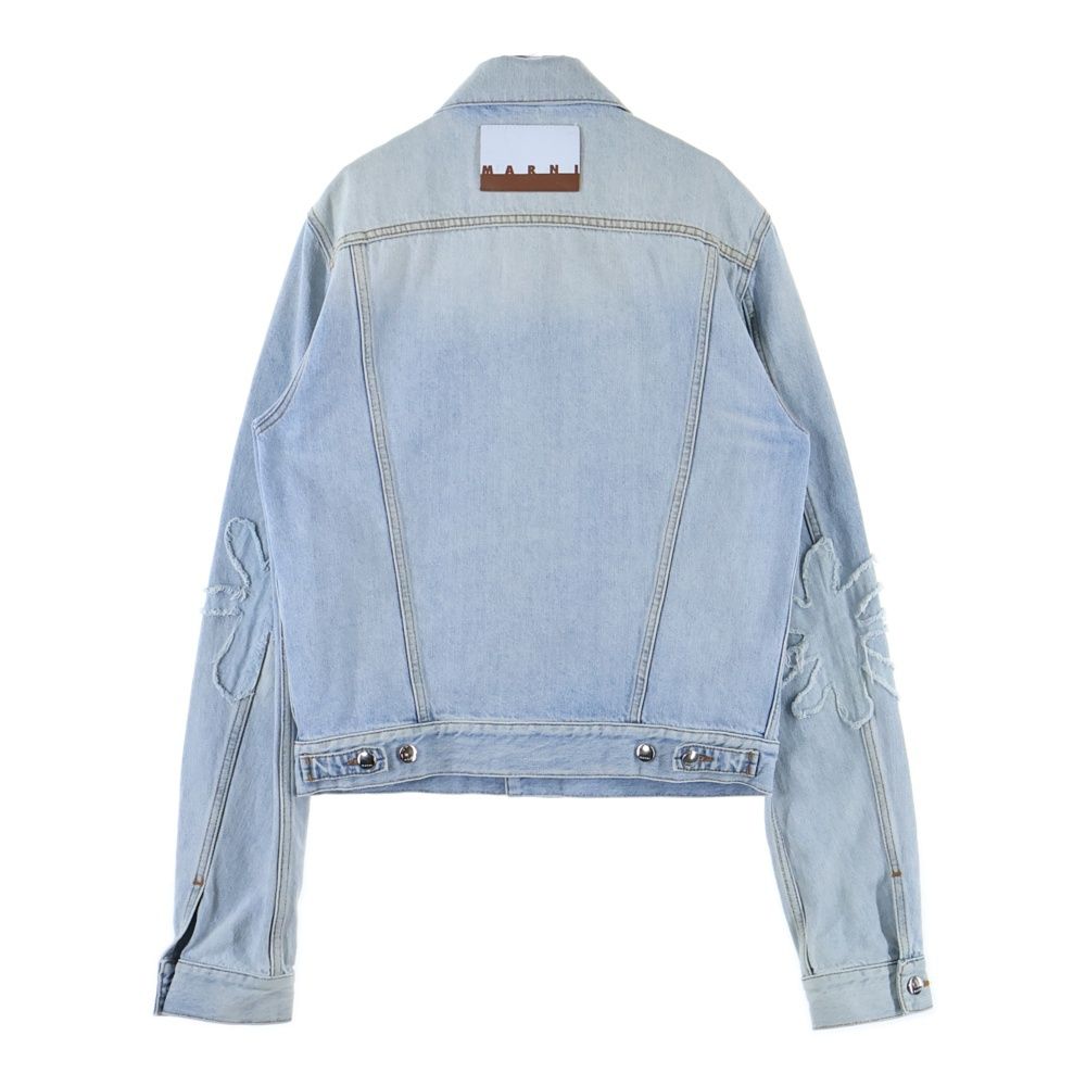 MARNI デニムコート MARNI (マルニ) 22SS FLOWER DENIM JACKET フラワー デニム
