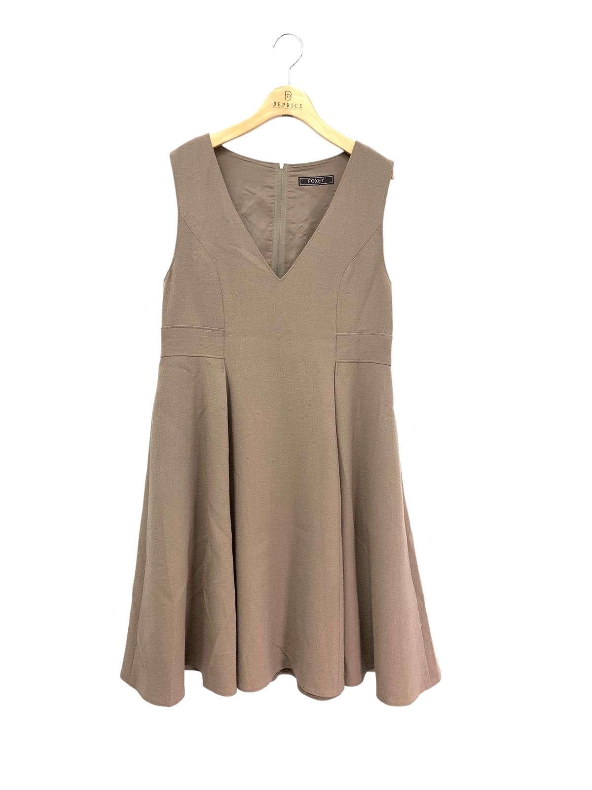 フォクシー　半袖　ワンピース　38 ブラウン　タグ付き♡ フォクシーブティック Dress Cloister 43196 ワンピース 38
