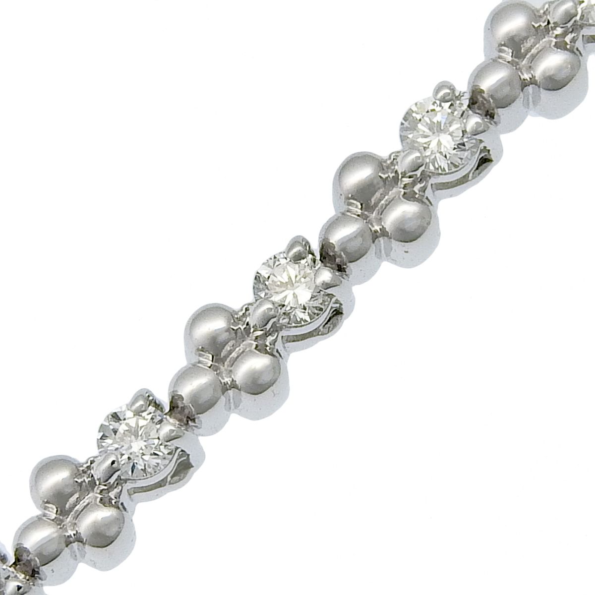 ⭐︎美品⭐︎タサキ　k18wg 2連ダイヤモンドブレスレット TASAKI - TASAKI タサキ ブレスレット ダイヤ ダイヤモンド 1.52