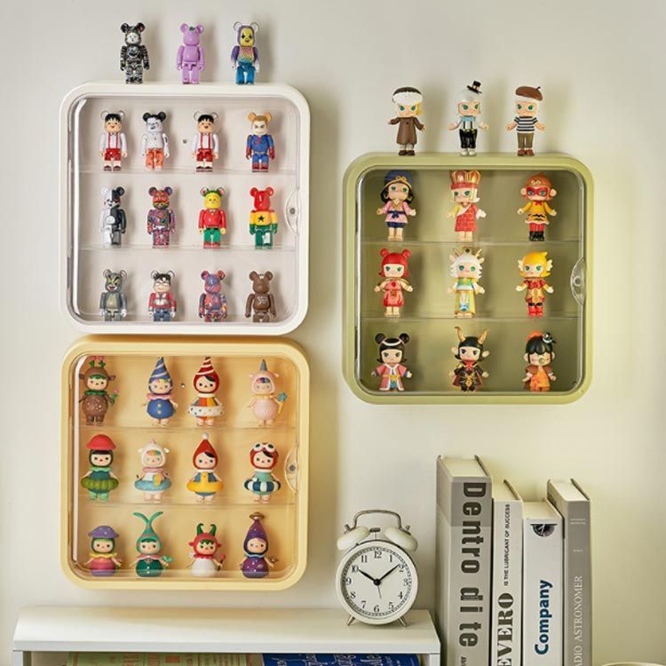 収納ボックス　コレクションケース　ディスプレイ棚 Amazon.co.jp: Pxkmouy 3段高さ106cmコレクションケース ガラス