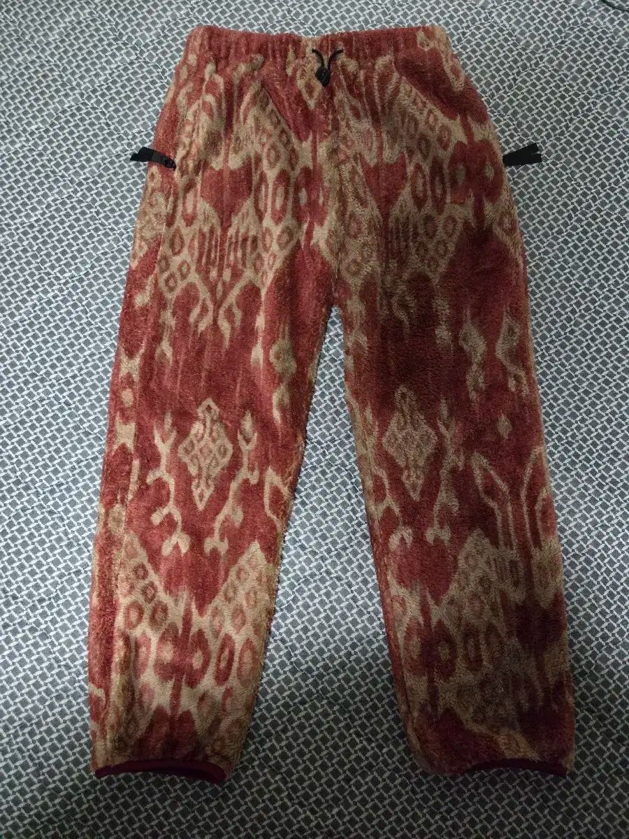 KAPITAL キャピタル ジャワ パータン フリース パンツ レッド