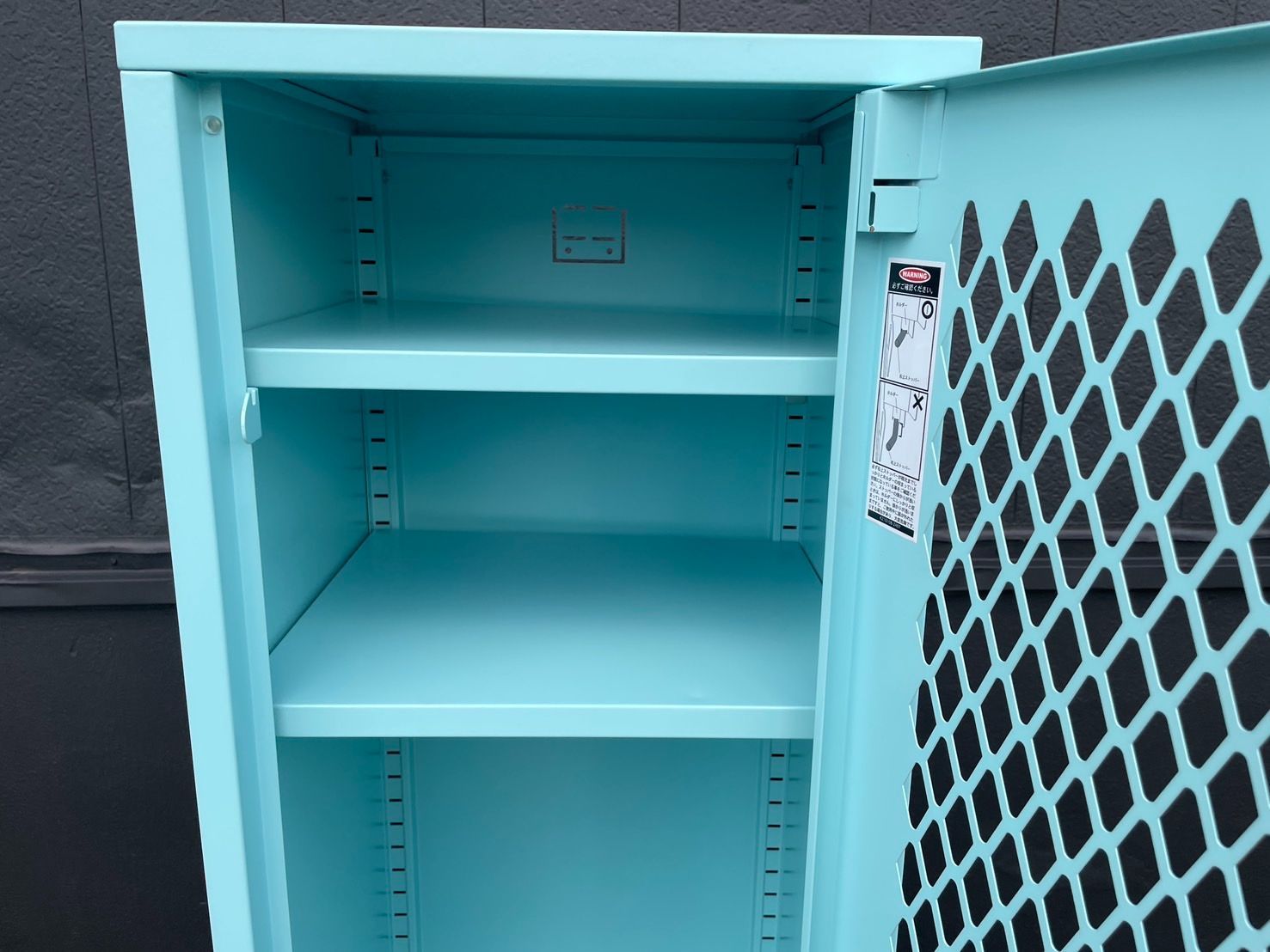 DULTON ダルトン STEEL MESH LOCKER SAX BLUE スチール メッシュ