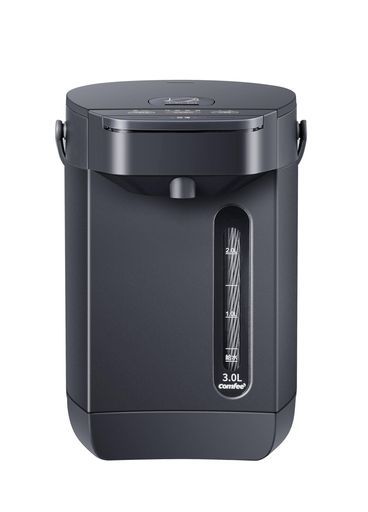 COMFEE’電気ポット電動お湯ポット3Lマイコン保温温度調整安全ロック湯量選択機能省エネインディゴグレー