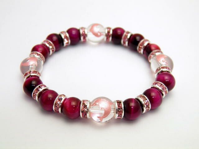 ネパールヒマラヤにあるすっごい水晶を入れたピンクタイガーアイたん！ズンズンくる！ ネパールヒマラヤにあるすっごい水晶を入れたピンクタイガーアイ