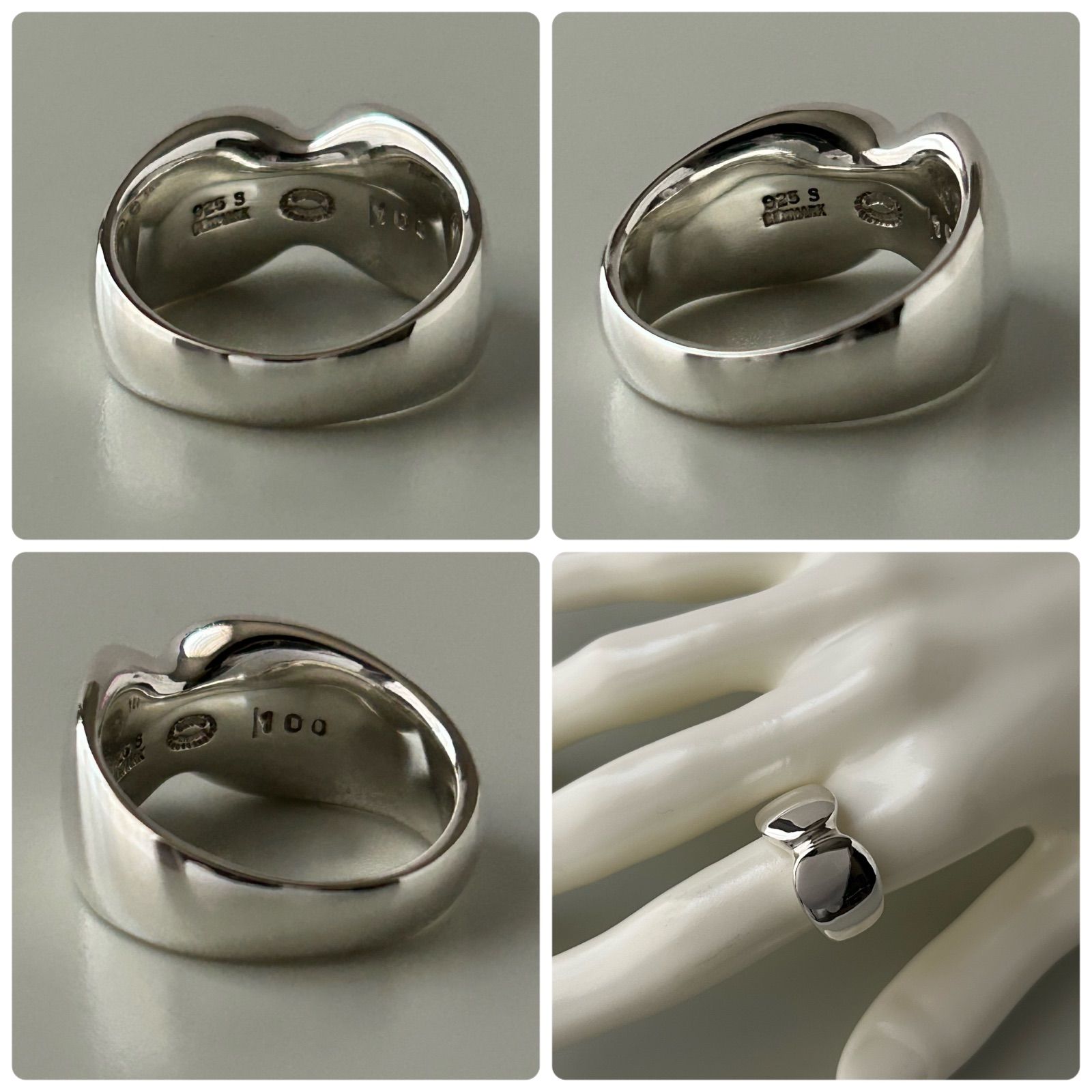 ジョージジェンセン リング 指輪 100 AG925 ヴィンテージ 約16.5