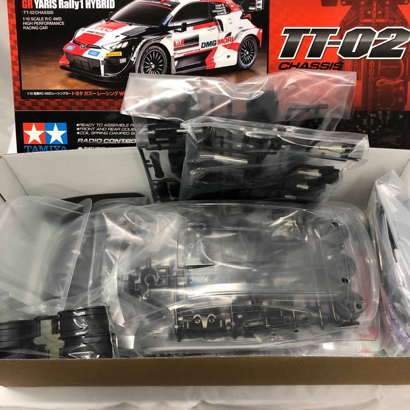 【2台】タミヤ　ガズー レーシング WRTGR ヤリス ラリー1 ハイブリッド タミヤ、「トヨタ ガズー レーシング WRT/GR ヤリス ラリー1