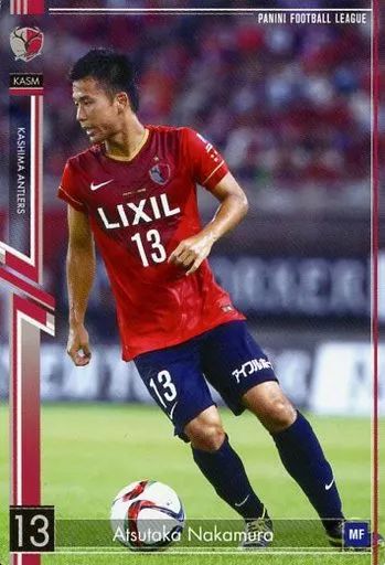 新品】パニーニ フットボールリーグ PL-J02 019/162[R]：中村充孝