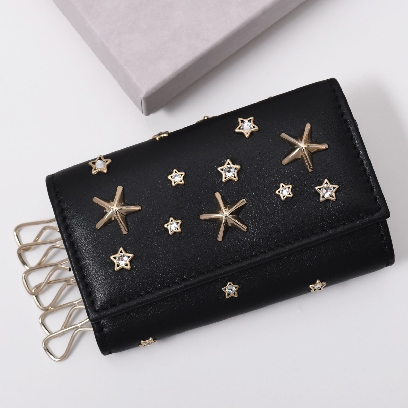 JIMMY CHOO ネプチューン レザーキーケース JIMMY CHOO ジミーチュウ NEPTUNE CZN キーケース ネプチューン