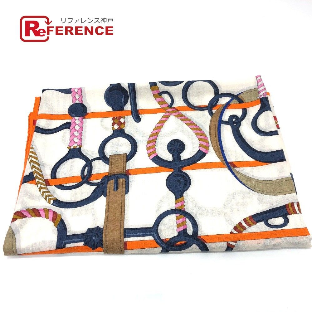エルメス カレ140 Panoplie Equestre 乗馬の装具一式 ショール