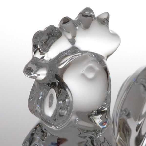 Baccarat バカラ ニワトリ 置物 干支 オブジェ フィギュリン