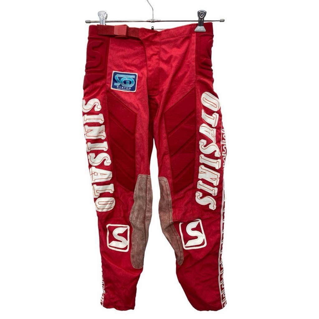 SINISALO モトクロスパンツ W29 レーシングパンツ レッド