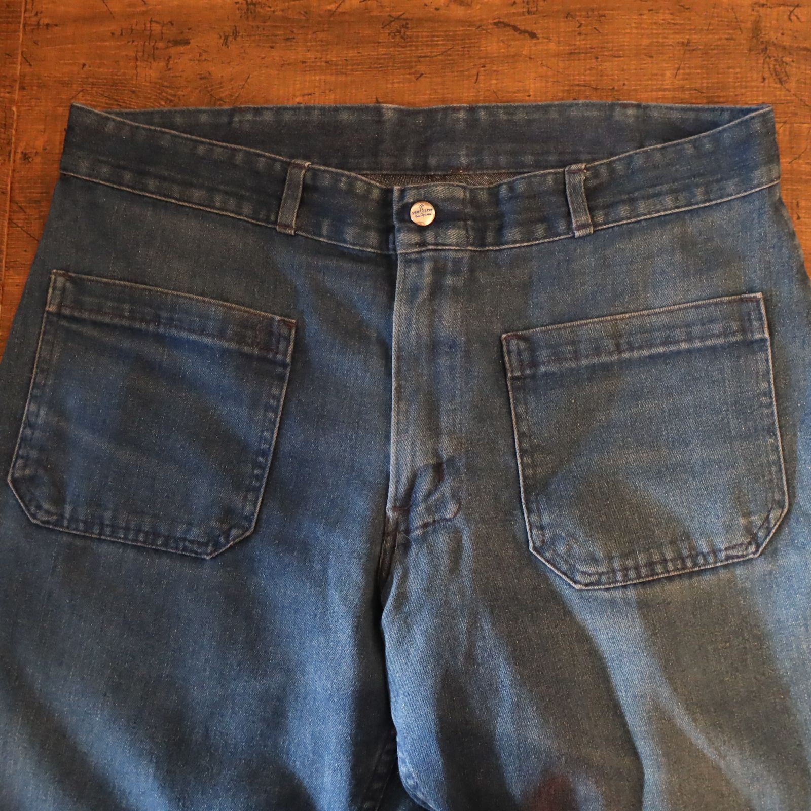 90s Vintage US NAVY☆seafarer シーファーラー セーラーパンツ タロン