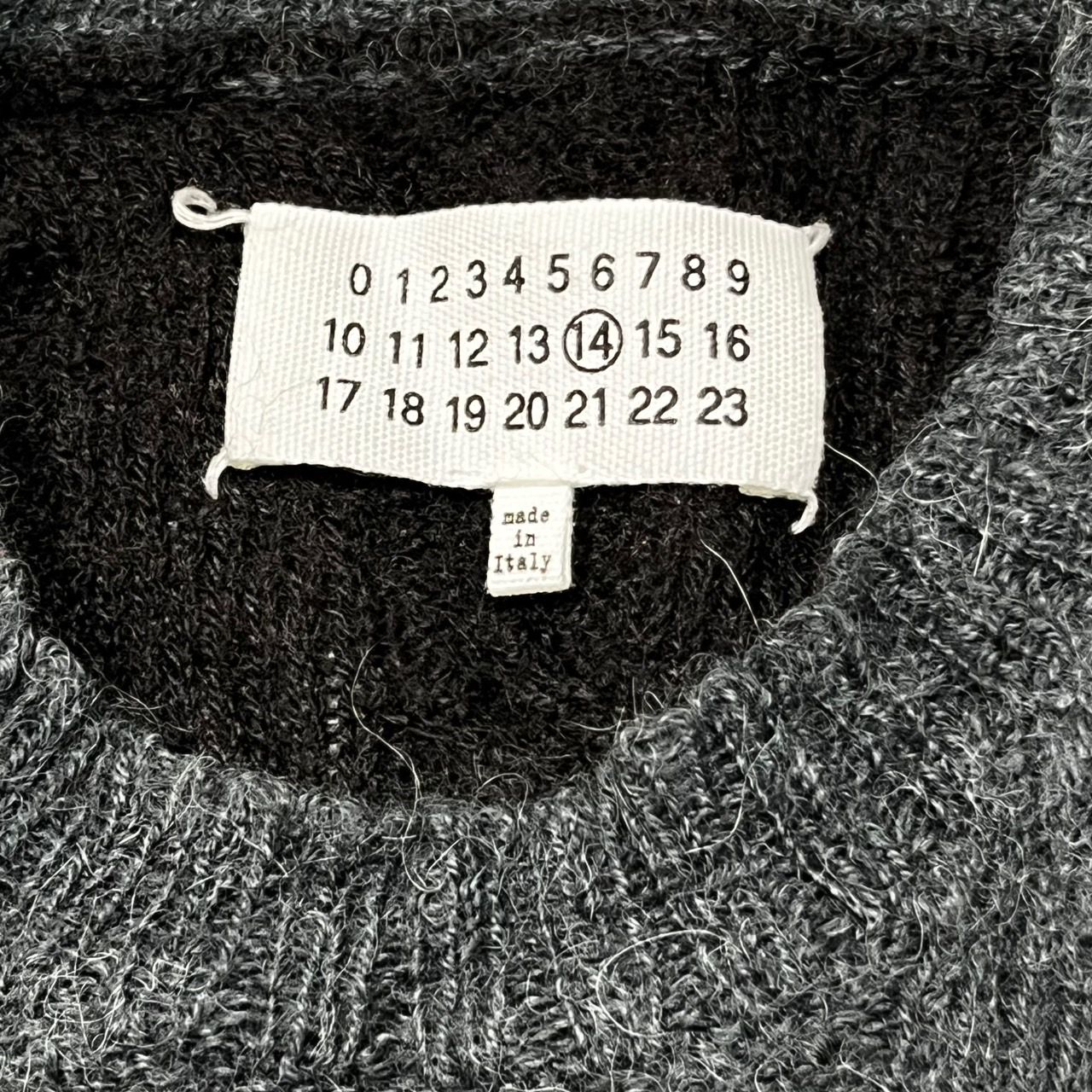 MAISON MARGIELA(メゾンマルジェラ) 15AW COLOR BLOCK CABLE KNIT 