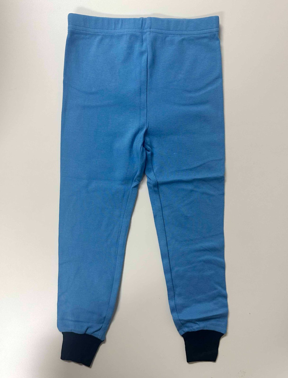 新品 120 ★ コストコ カークランドシグネチャー キッズ オーガニックコットン 長袖 パジャマ ブルー 6T ボーイズ 宇宙 銀河 男の子 上下 セット Kirkland Signature Kid's organic cotton Pajama boys