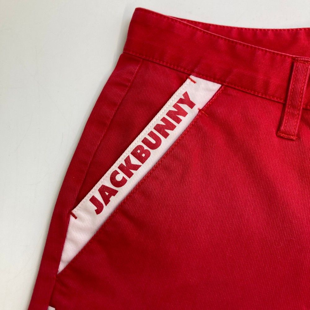 「新品」ゴルフ☆コットンパンツ☆Jack Bunny!! ジャックバニー ゴルフパンツ ギンガムチェックネイビーホワイト