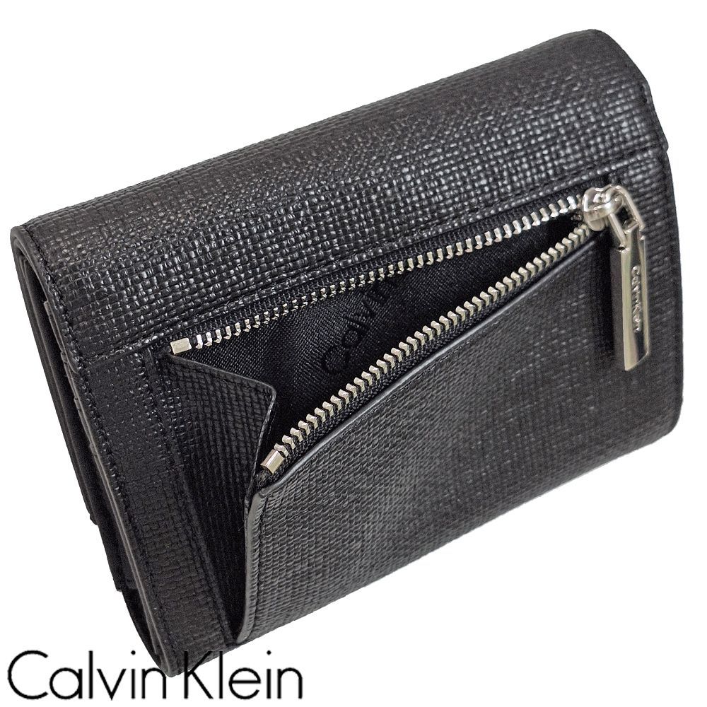 カルバンクライン 三つ折り財布 K60K612945 BEH CALVIN KLEIN JEANS 三折り財布 コンパクト財布 K60K612945 BEH